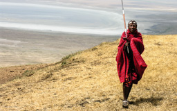 Masai am Ngorongoro Krater